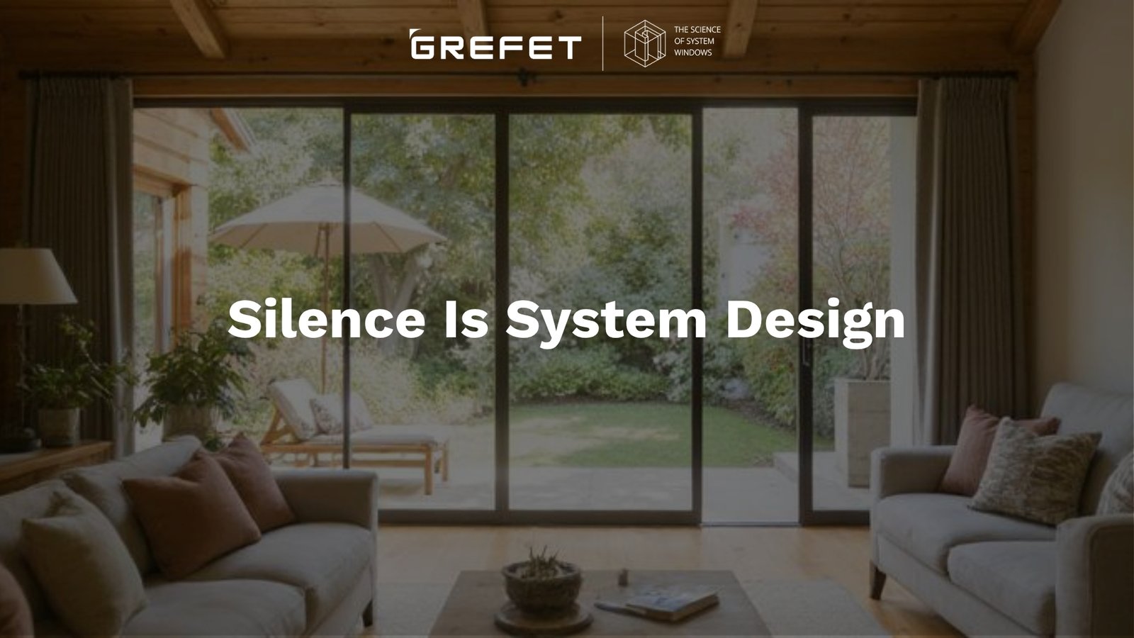 high performance aluminium window system interior view