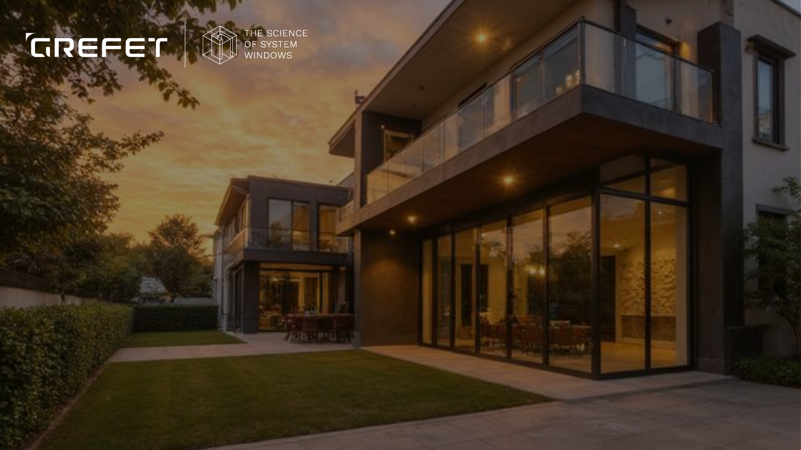 Aluminium windows in Haryana modern home