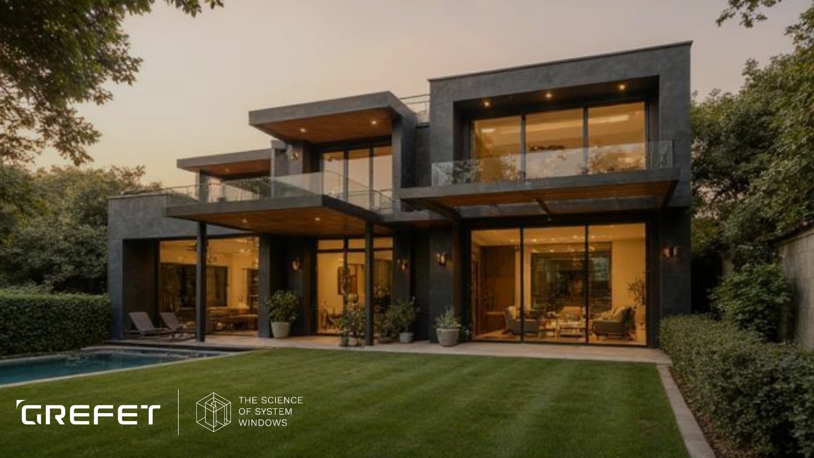 system aluminium windows in Punjab home exterior